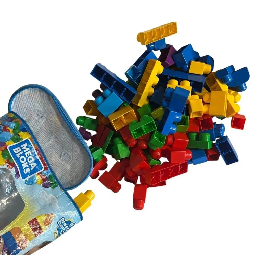 Mega Bloks Big Building‎ Bag Plus More - 108 Blocks